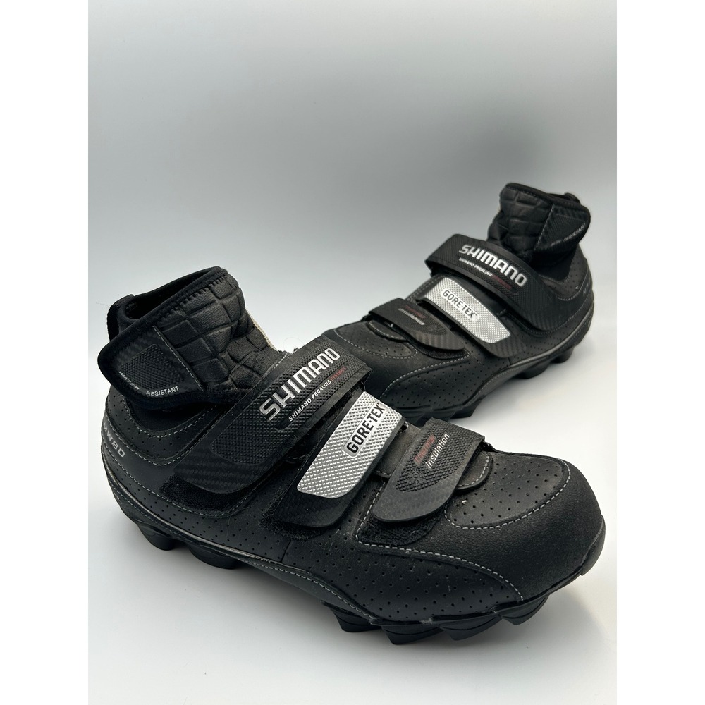 Shimano MW80 Gore-Tex Winter MTB Cycling Shoes Black Mens SPD Boots
